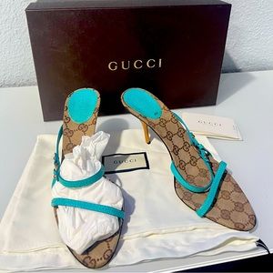 Gucci canvas sandals